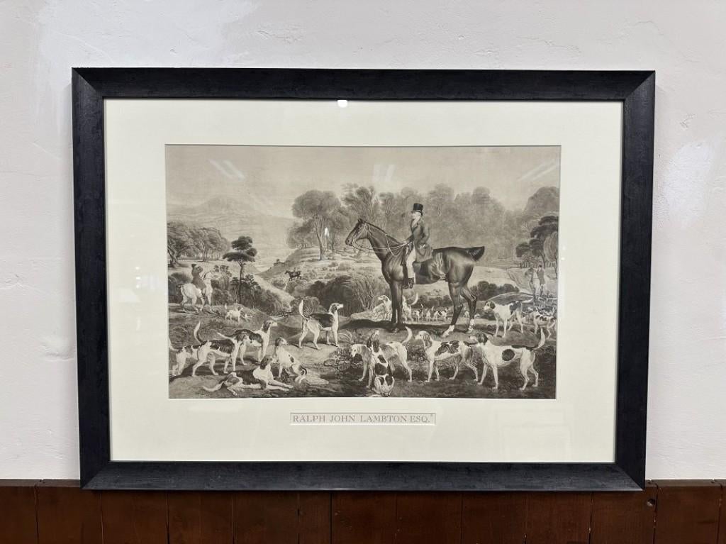 Diverse Engelse Jachttaferelen Slag Tafereel Prenten, Ophalen