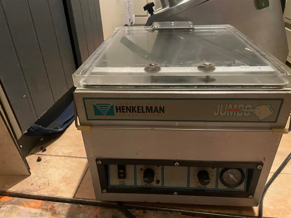 Henkelman jumbo vacuümachine professioneel (horeca/slagerij), Ophalen