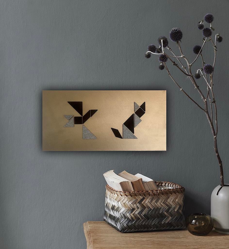 Minimalistisch abstract schilderij, Antiek en Kunst, Kunst | Schilderijen | Abstract, Ophalen of Verzenden