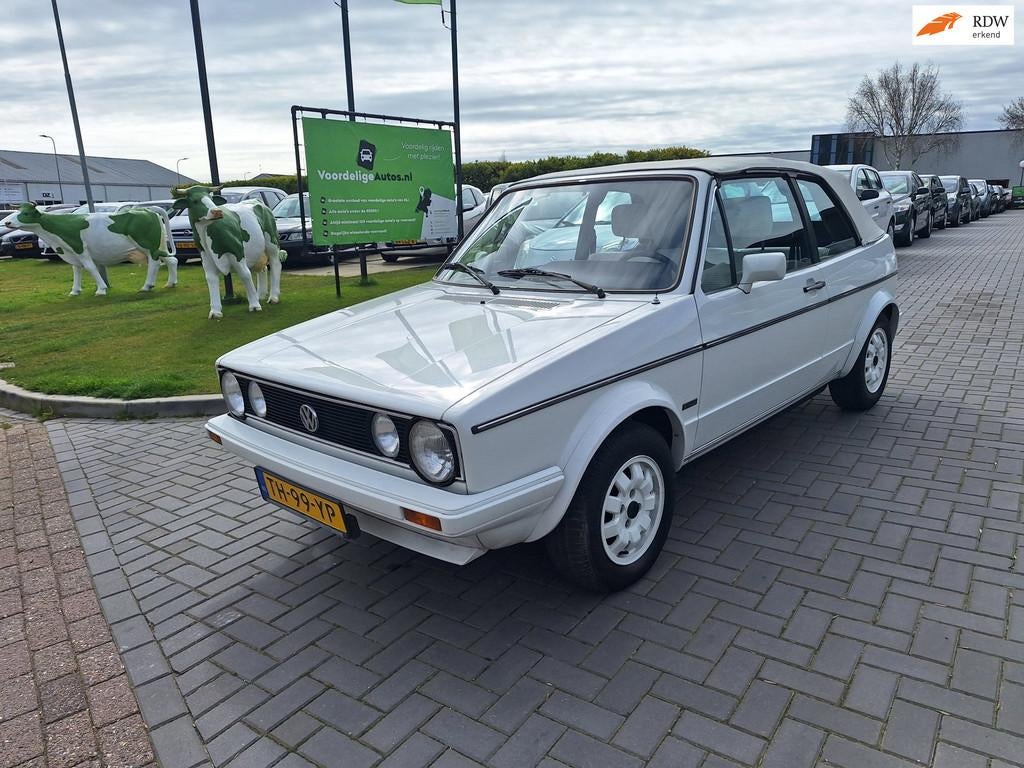 Volkswagen Golf Cabriolet 1.6 GLS / White Edition / 101.110, Voorwielaandrijving, Gebruikt, 4 cilinders, Wit