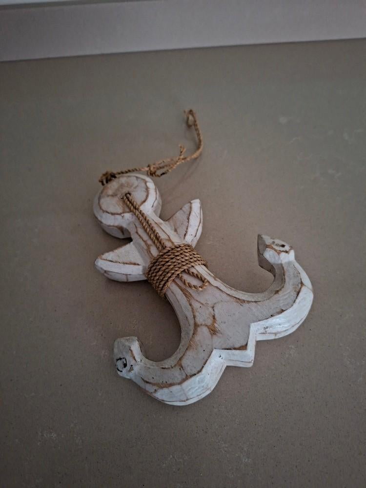 Decoratief houten ankertje, met ophang oogje, Ophalen of Verzenden