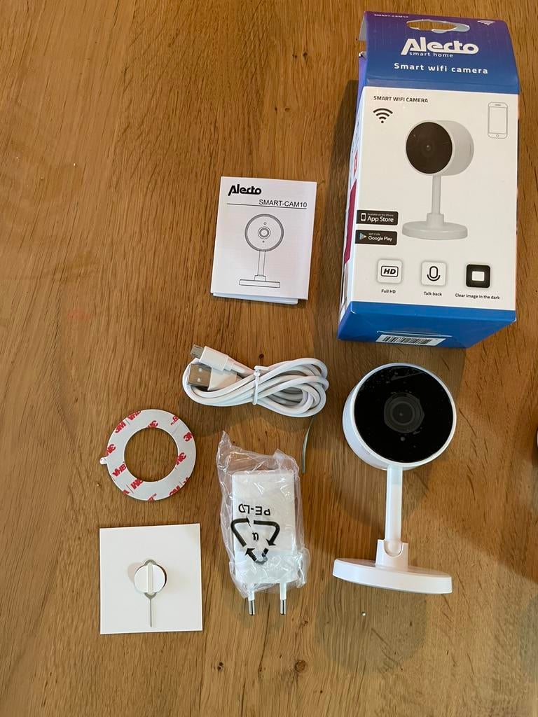 Alecto Wifi camera Smart-CAM10, Overige merken, Full HD, Nieuw, Geheugenkaart