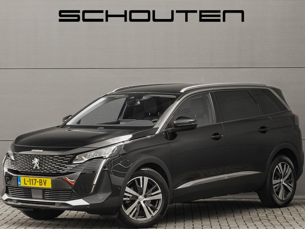 Peugeot 5008 1.2 PureTech Allure Pack CarPlay Camera Stoelve, 12 maanden, Gebruikt, 1199 cc, Zwart