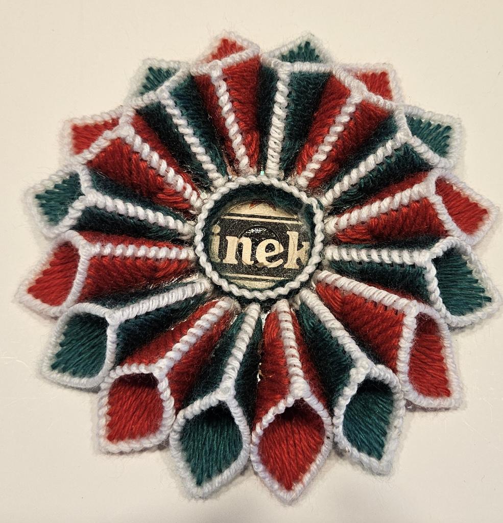 Kerst ster, gehaakt, vintage, oud.handwerk, Diversen, Kerst, Ophalen of Verzenden, Zo goed als nieuw