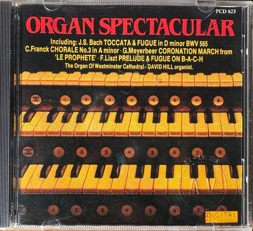 Organ Spectacular - David Hill - Westminster Cathedral, Cd's en Dvd's, Cd's | Klassiek, Ophalen of Verzenden, Romantiek, Zo goed als nieuw