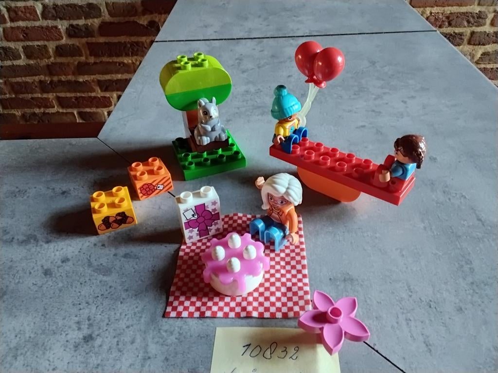 Duplo verjaardags picknick set 10832 kompleet, Ophalen of Verzenden, Zo goed als nieuw, Duplo