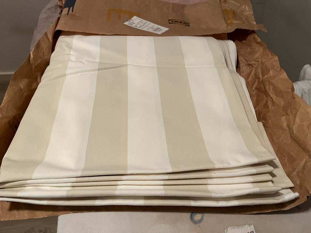Stof, Hobby en Vrije tijd, Stoffen en Lappen, Ophalen, 120 cm of meer, Beige, Katoen