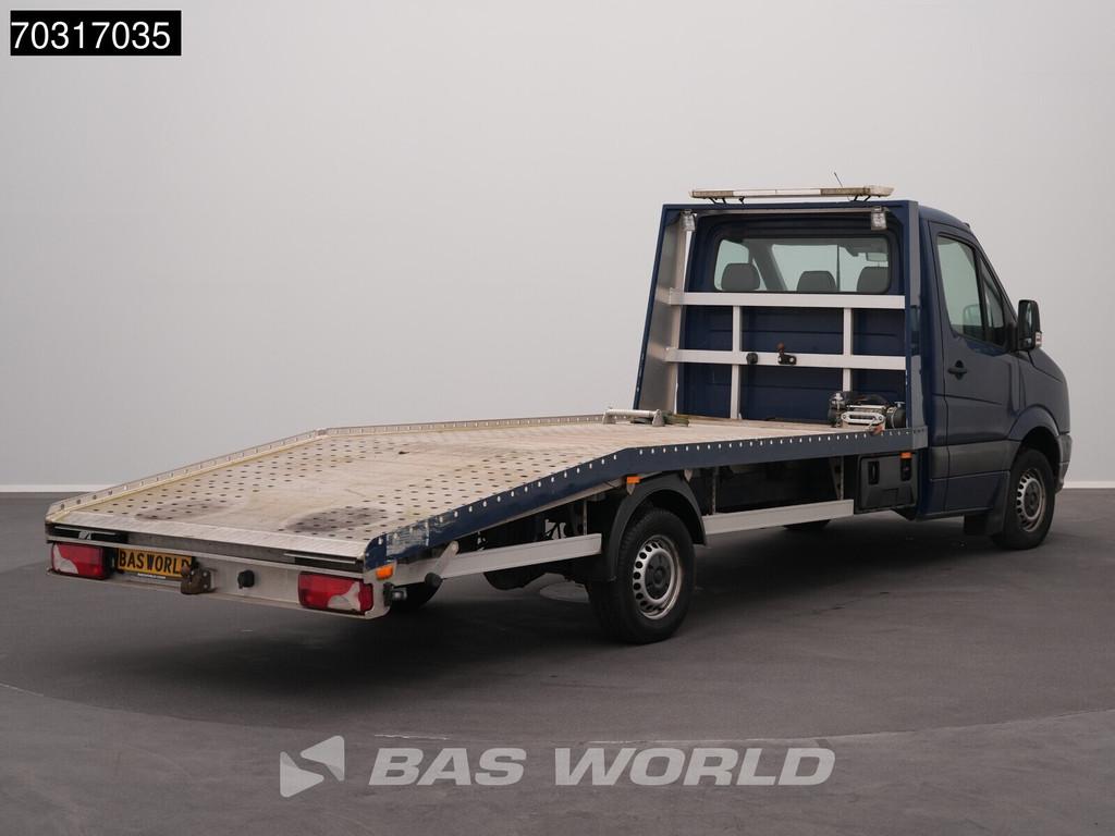 Volkswagen Crafter 140pk Luchtvering Autotransporter Trekhaa, Euro 5, Gebruikt, 4 cilinders, Leder