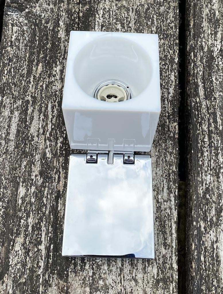 Leuke Fabbian Cubetto Wandlamp - vintage retro design modern, Ophalen of Verzenden, Zo goed als nieuw, Overige materialen, Vintage desing