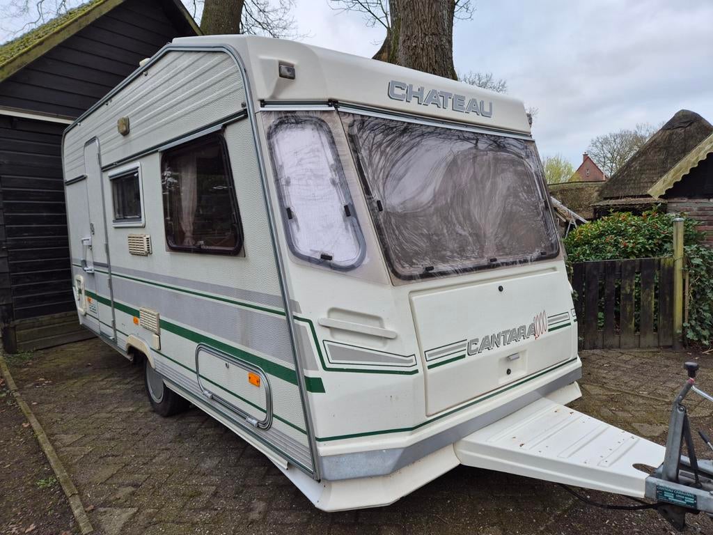 Chateau Cantara 2000 type 928 1992 - nette caravan met Mover, Caravans en Kamperen, Mover, Chateau, Bedrijf, Treinzit