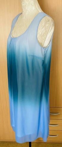 Bon Prix jurk maat L, Blauw, Maat 42/44 (L), Ophalen of Verzenden, Zo goed als nieuw