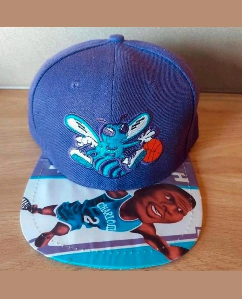 CHARLOTTE HORNETTS SNAPBACK MITCHELL&NESS*BASKETBALL CAP, Verzenden, Zo goed als nieuw, Overige typen