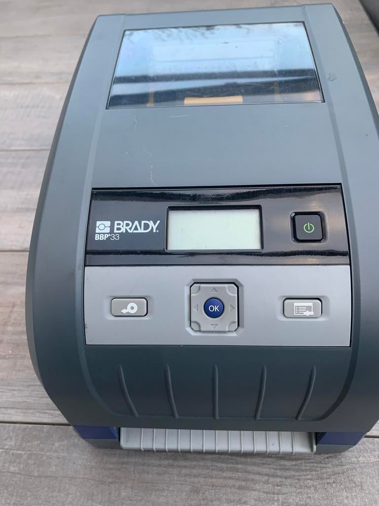 Brady BBP33 label/sticker printer 100% goed, Ophalen of Verzenden, Gebruikt, Etiket