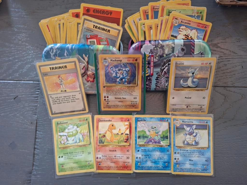 Vintage base set pokemon kaarten, engels 62 kaarten, Hobby en Vrije tijd, Verzamelkaartspellen | Pokémon, Ophalen of Verzenden