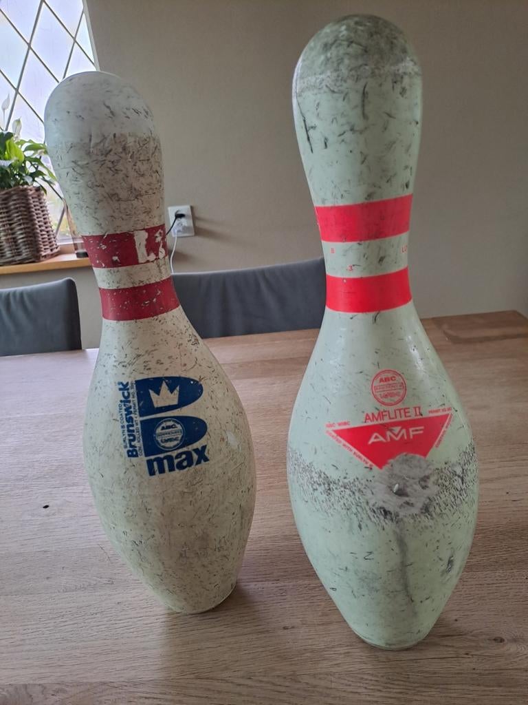 Vintage Bowling Pins - Brunswick & AMF, Sport en Fitness, Bowlen, Ophalen of Verzenden, Gebruikt, Overige typen