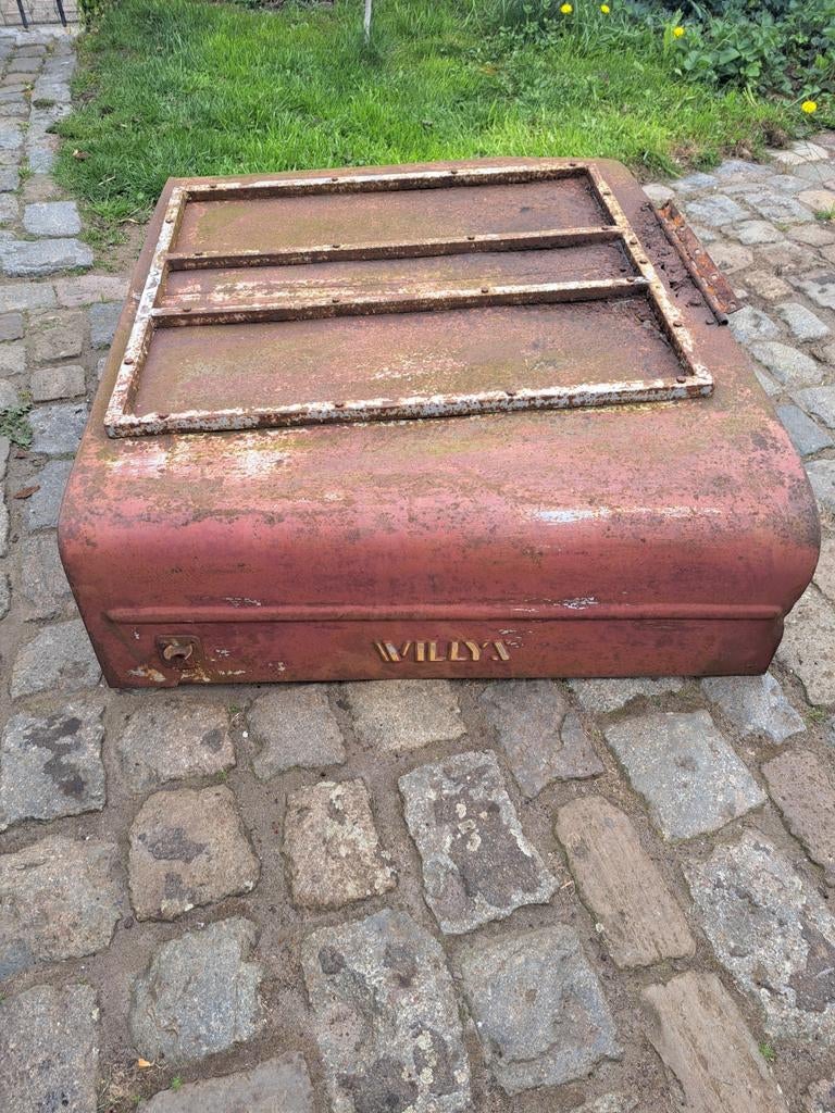 Jeep willys cj3b plaatwerk, Ophalen, Links, Jeep, Motorkap