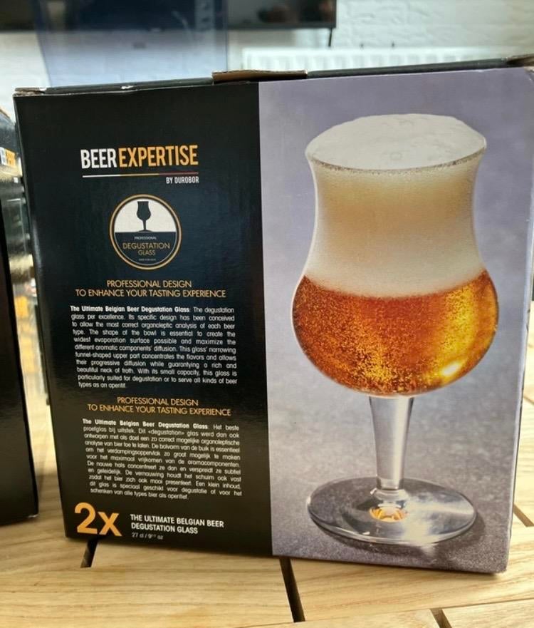 Durobor Bierglazen Proefglazen 27cl - Nieuw (4 stuks), Huis en Inrichting, Keuken | Servies, Ophalen of Verzenden, Nieuw, Glas