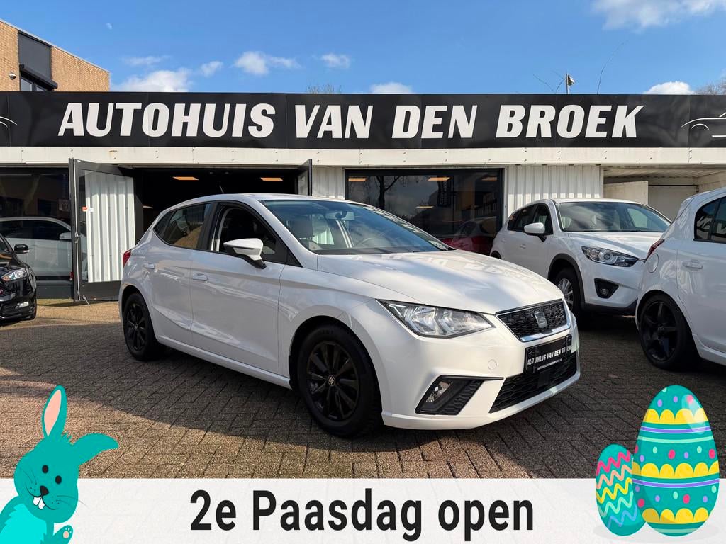 SEAT Ibiza 1.0 MPI Reference 1e Eigenaar|Airco|Cruise Ctr|Bl, Voorwielaandrijving, Stof, Gebruikt, Zwart
