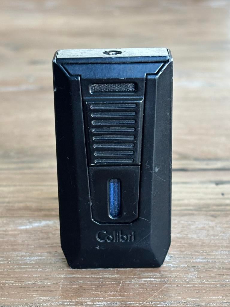 Colibri Aansteker - Zwart, Dubbele Vlam, Ophalen of Verzenden, Gebruikt, Aansteker