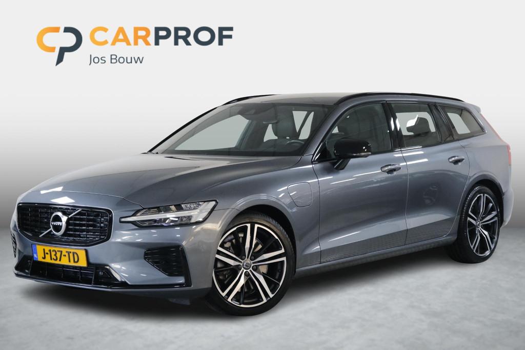 Volvo V60 2.0 T8 Recharge AWD R-Design Climate | Leder | Cam, Auto's, Volvo, Stof, Gebruikt, Euro 6, 4 cilinders
