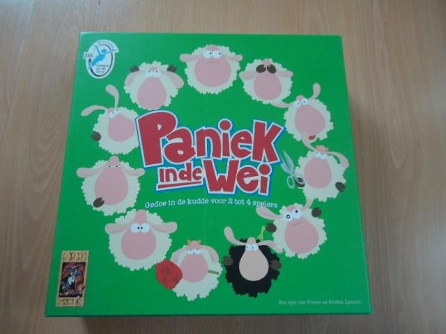 Paniek in de wei, 999 games. Gedoe in de schaapskudde, Hobby en Vrije tijd, Gezelschapsspellen | Overige, Zo goed als nieuw, Een of twee spelers