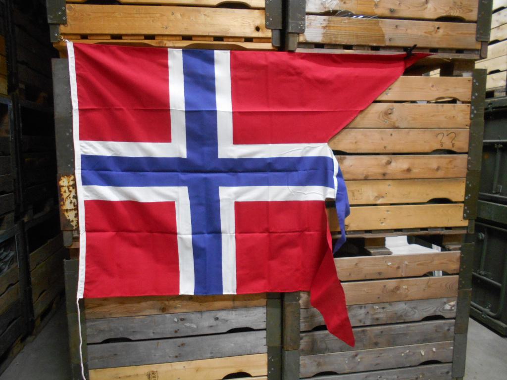 Scheepsvlag Shipmate vlag Noorwegen oorlog Ca 110x170 cm, Ophalen of Verzenden, Landmacht, Overige gebieden