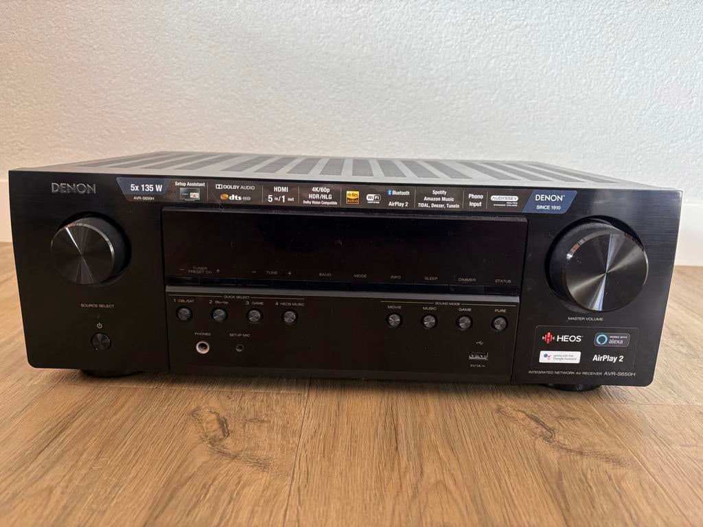 Denon AVR-S650H versterker, Ophalen, Gebruikt, Denon, 60 tot 120 watt