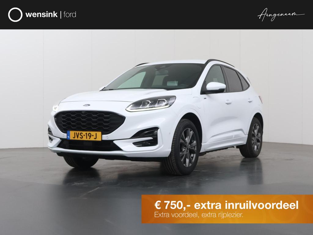 Ford Kuga 2.5 PHEV ST-Line X | Trekhaak | Winterpakket | Cru, Gebruikt, 4 cilinders, Wit, Plug-in hybride