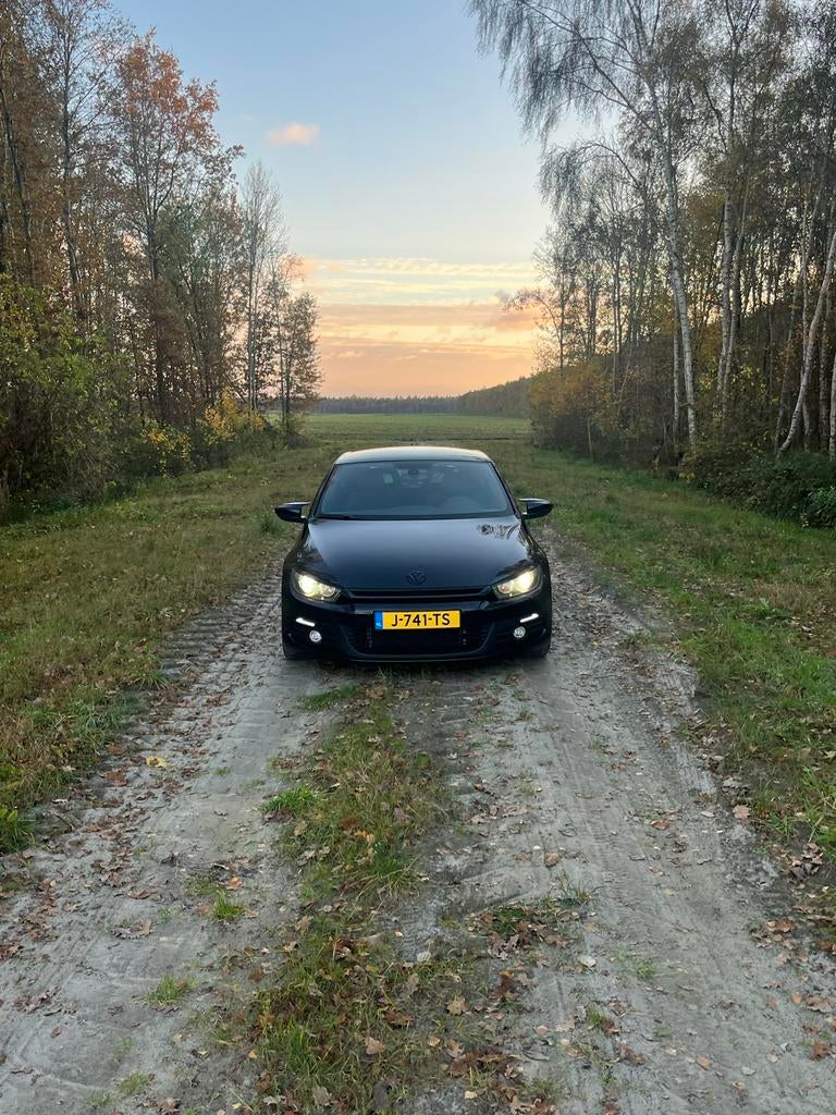 Volkswagen Scirocco 2.0 TSI 147KW 2009 Zwart, Auto's, 1273 kg, 4 cilinders, 1984 cc, 4 stoelen