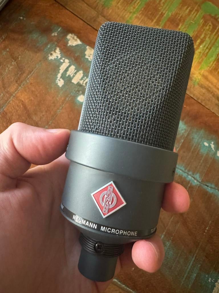 Neumann TLM103 microfoon met EA1 shockmount en flightcase, Muziek en Instrumenten, Microfoons, Ophalen of Verzenden, Zo goed als nieuw
