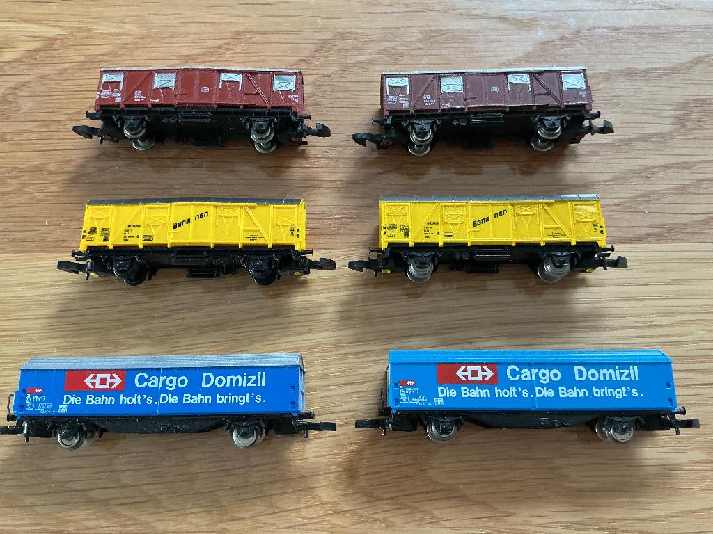 Marklin Miniclub Spoor Z Wagons, Hobby en Vrije tijd, Wisselstroom, Gebruikt, Wagon, Ophalen of Verzenden