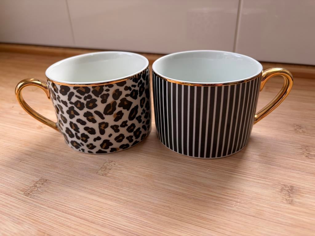 Leuke kopjes H&M Home, Huis en Inrichting, Keuken | Servies, Ophalen, Zo goed als nieuw, Overige stijlen, Kop(pen) en/of Schotel(s)