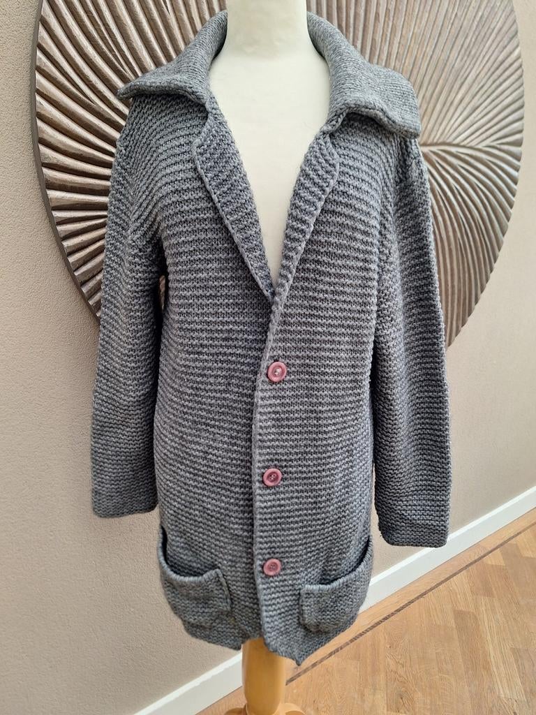 Zgan, prachtig gebreid vest Circle of Trust, M, Maat 38/40 (M), Ophalen of Verzenden, Zo goed als nieuw, Grijs