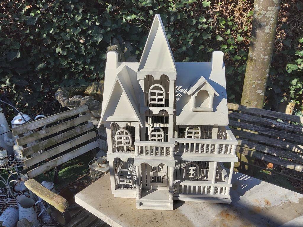 Prachtige brocante vogelkooi 61 h x 42 b, Ophalen