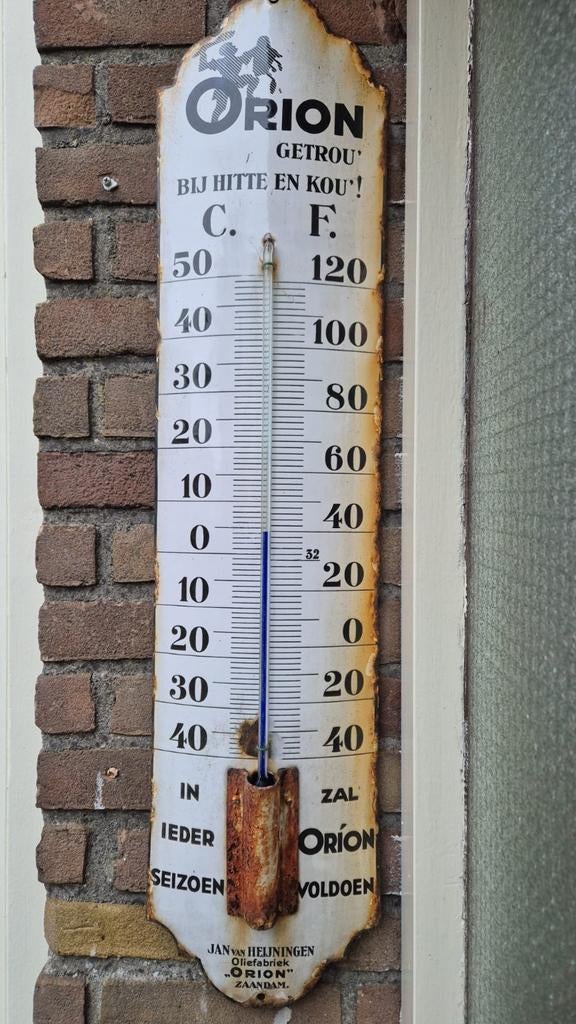 Vintage thermometer orion, Ophalen, Binnenthermometer