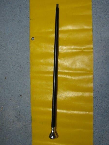 Nieuwe wandelstok met zilverkleurige knop. Lengte 94 cm., Ophalen of Verzenden, Nieuw