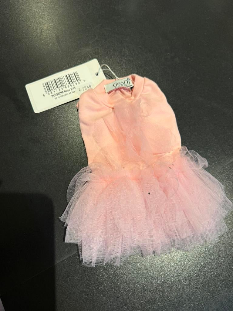 Hondentruitje tutu kleine pup roze hond GeoDi XXS, Ophalen, Nieuw, Hondenshirt
