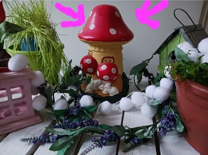 Paddestoel beeld, Ophalen of Verzenden, Gebruikt, Fantasy