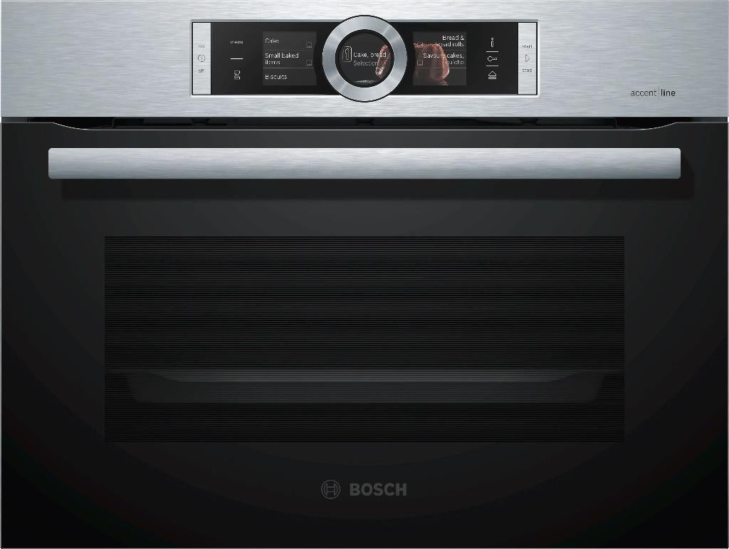 Combistoomoven CSG856NS2, Hete lucht, Oven, Nieuw, Inbouw