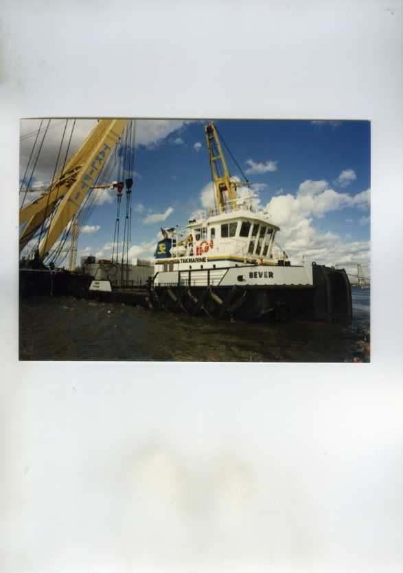 scheepvaart-groot/formaat-foto-bever-takmarine, Ophalen of Verzenden, Zo goed als nieuw, Boek of Tijdschrift