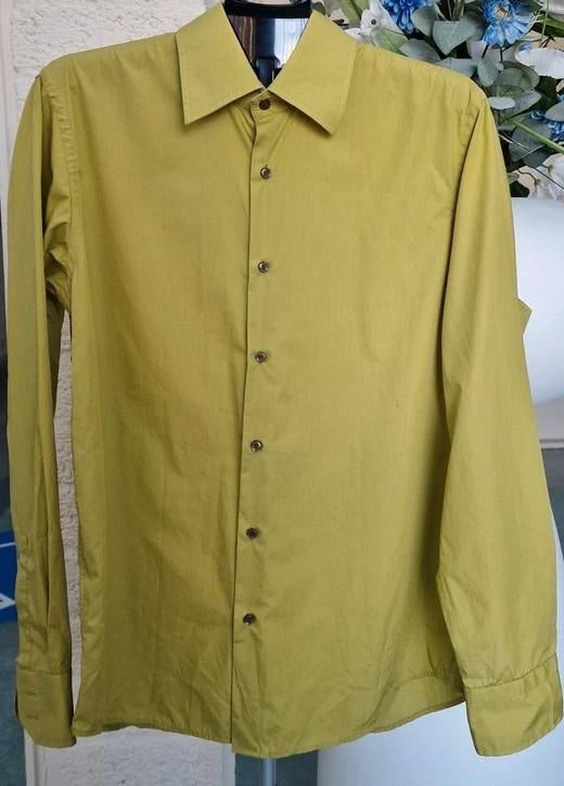 BOSS Hugo Boss Overhemd 42 – 100% Katoen, Ophalen of Verzenden, Zo goed als nieuw