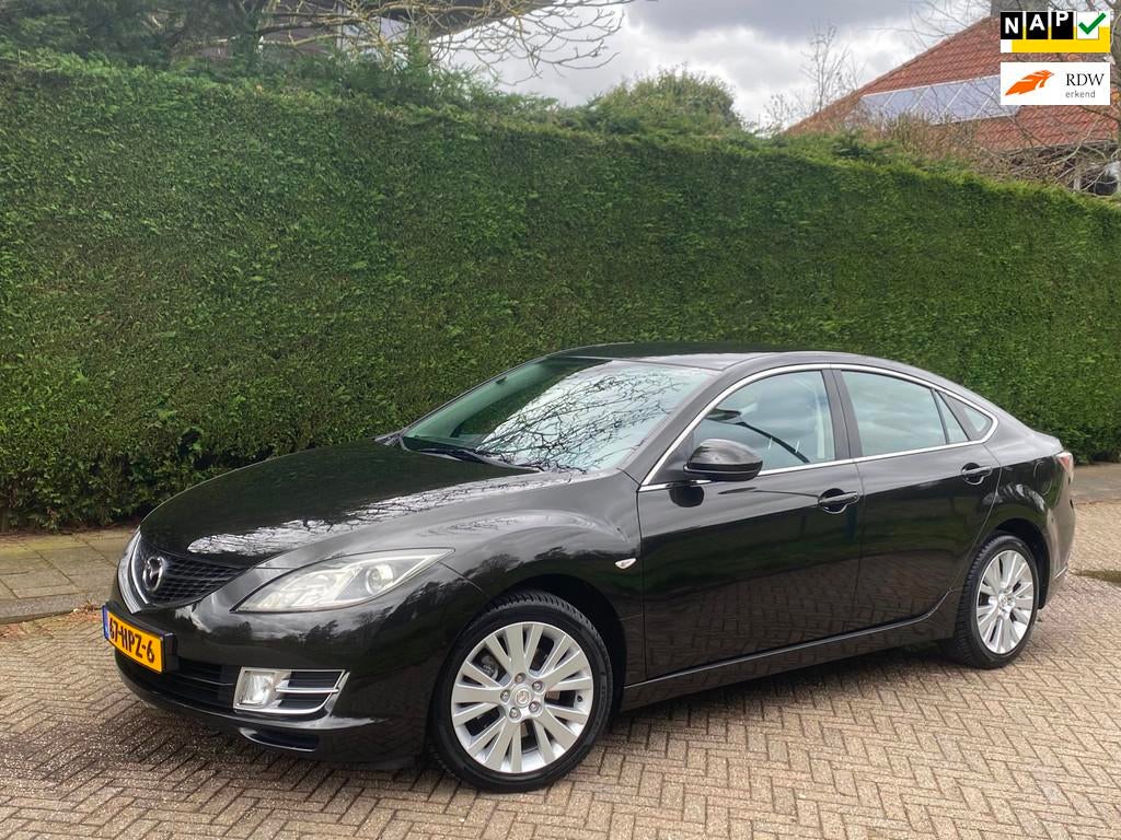 Mazda 6 2.0 S-VT TS AIRCO IJSKOUD/RIJDT NIEUW/NETTE MAZDA 6!, Auto's, Mazda, Voorwielaandrijving, Stof, Gebruikt, Zwart