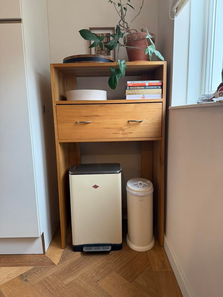 Massief essen houten kast meubelmaker, Ophalen, Zo goed als nieuw, 65 cm of meer, 70 cm of meer