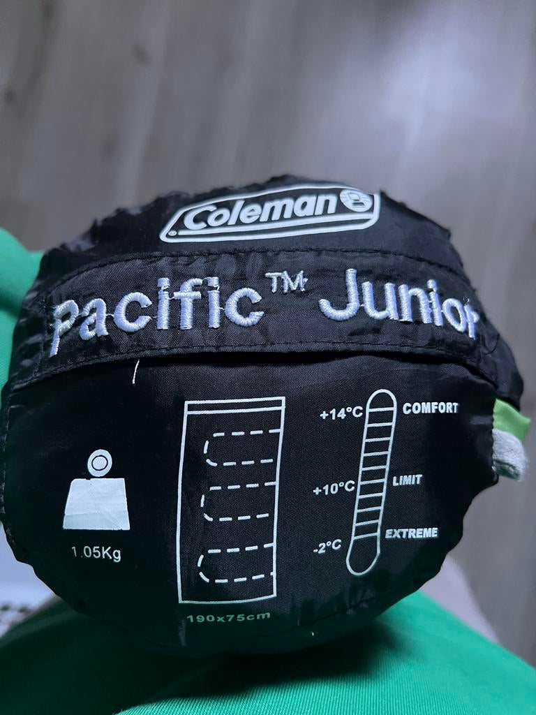 Coleman Pacific Junior slaapzak, Caravans en Kamperen, Slaapzakken, Ophalen of Verzenden, Gebruikt