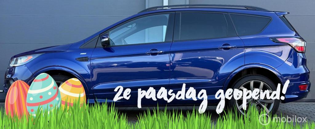 Ford Kuga 1.5 EcoBoost ST Line 182PK Navi+/19"/Trekhaak/Wint, Automaat, 4 cilinders, Blauw, 1586 kg