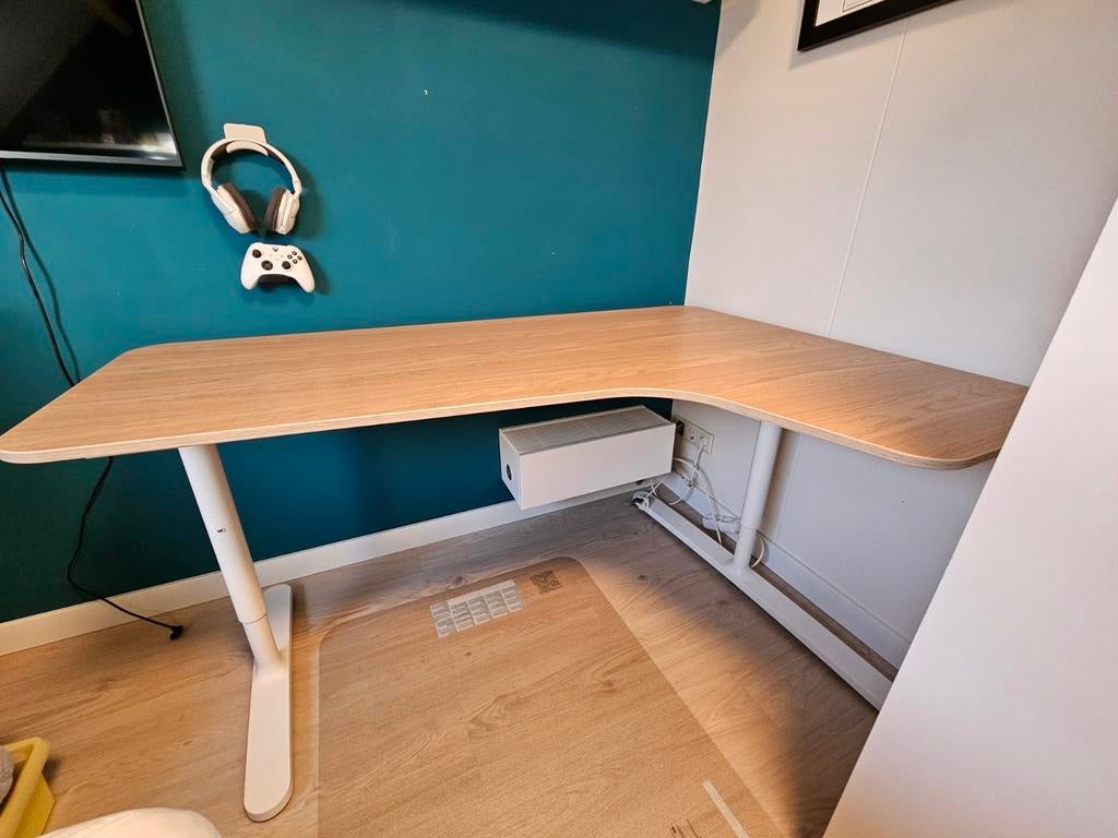 Hoekbureau 160x110cm, Ophalen, Gebruikt