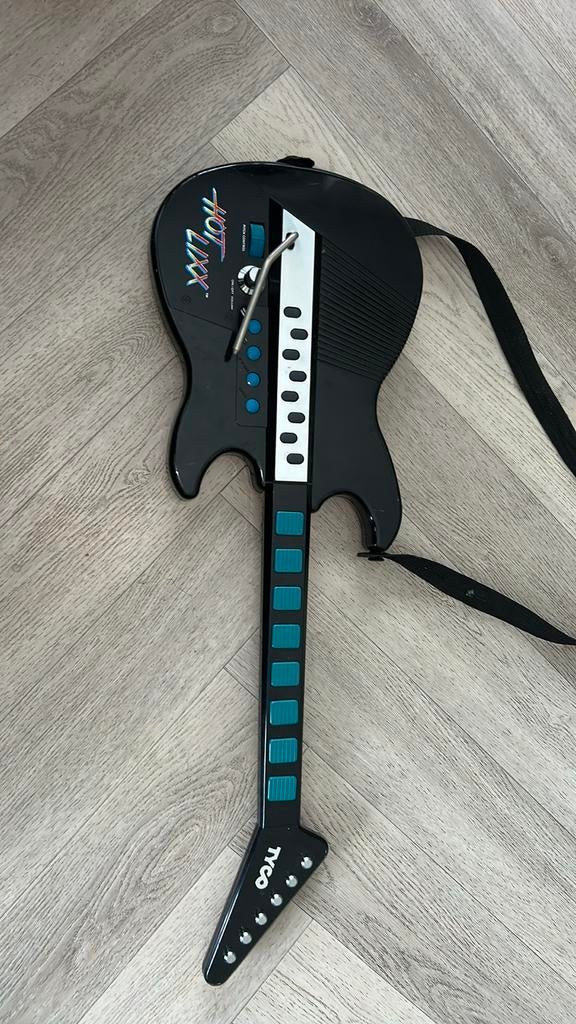 Tyco Hot Lixx Gitaar - Vintage Speelgoed Gitaar, Kinderen en Baby's, Speelgoed | Overig, Ophalen of Verzenden, Gebruikt, Jongen of Meisje