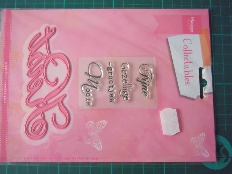 Nieuwe stempels + snijmal Marianne Collectables - COL1338, Hobby en Vrije tijd, Ophalen of Verzenden, Nieuw, Overige thema's, Pons of Mal