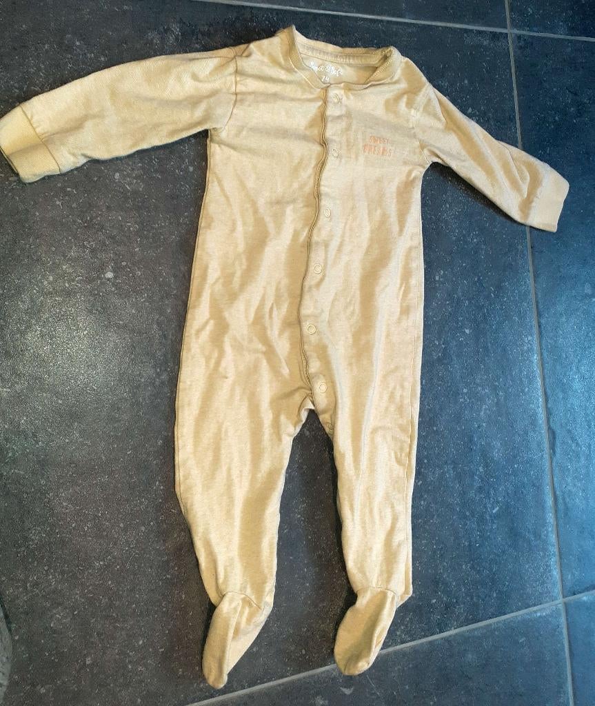 Baby pyjama geel sweet & soft Zeeman 74, Ophalen of Verzenden, Nieuw, Jongetje of Meisje, Nacht- of Onderkleding