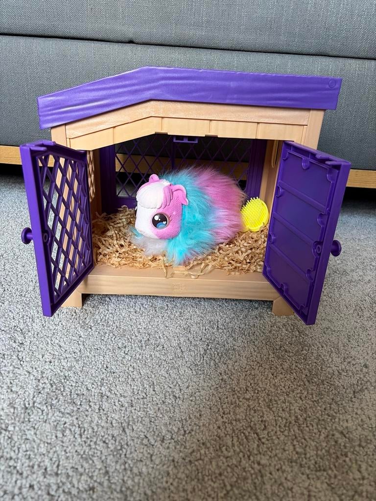 Cavia speelgoed met hokje en borsteltje, Ophalen of Verzenden, Zo goed als nieuw, Jongen of Meisje